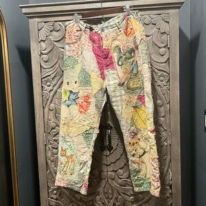 Magnolia pearl patchwork miner pants